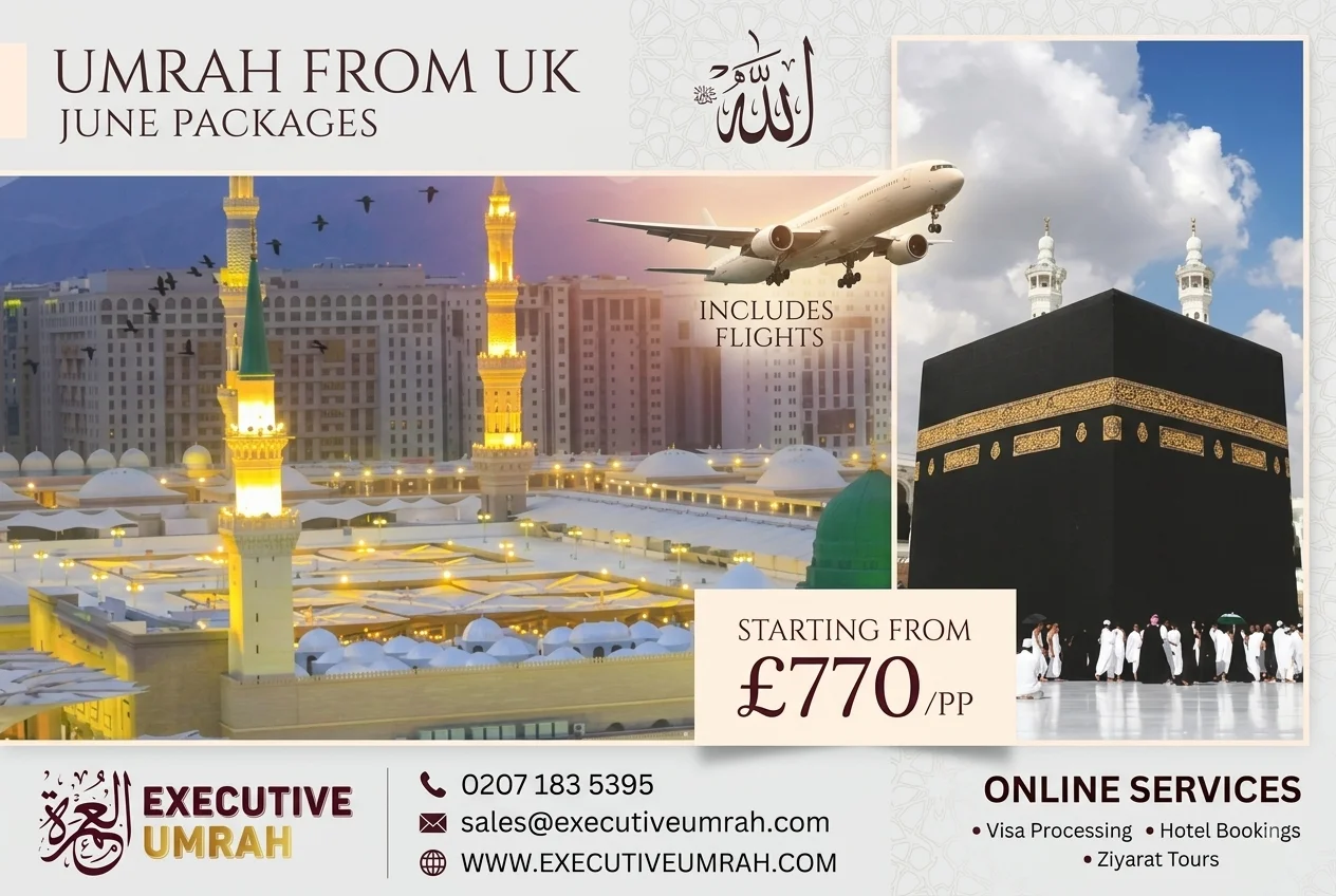 Executive June Umrah Packages