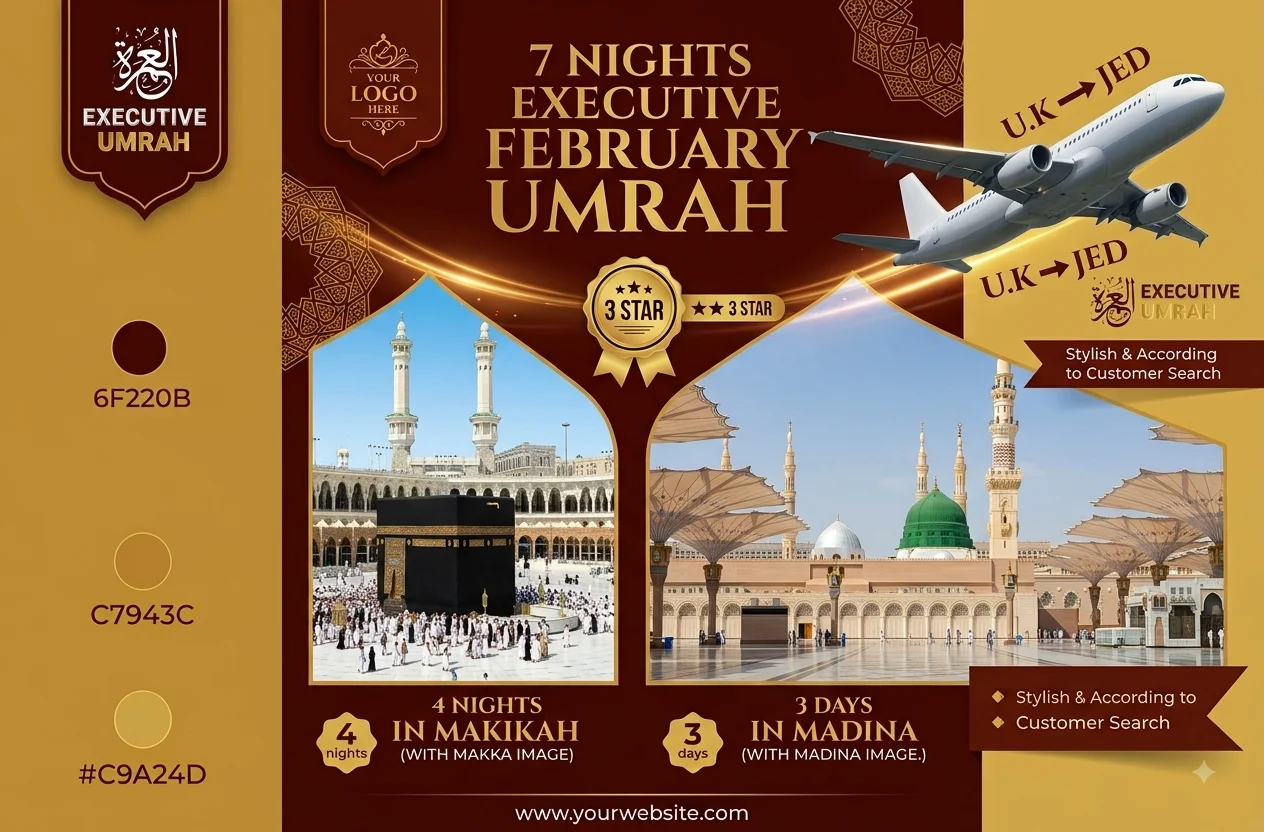 7 Nights Executive February Umrah