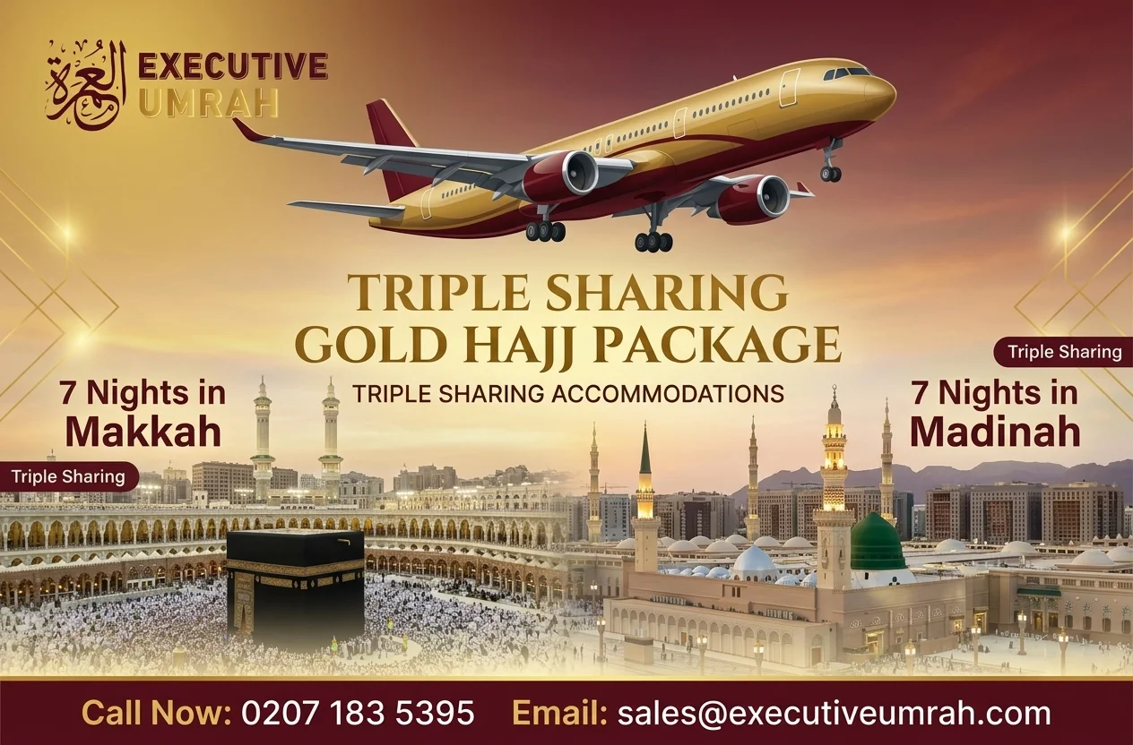 Triple Sharing Gold Hajj Package