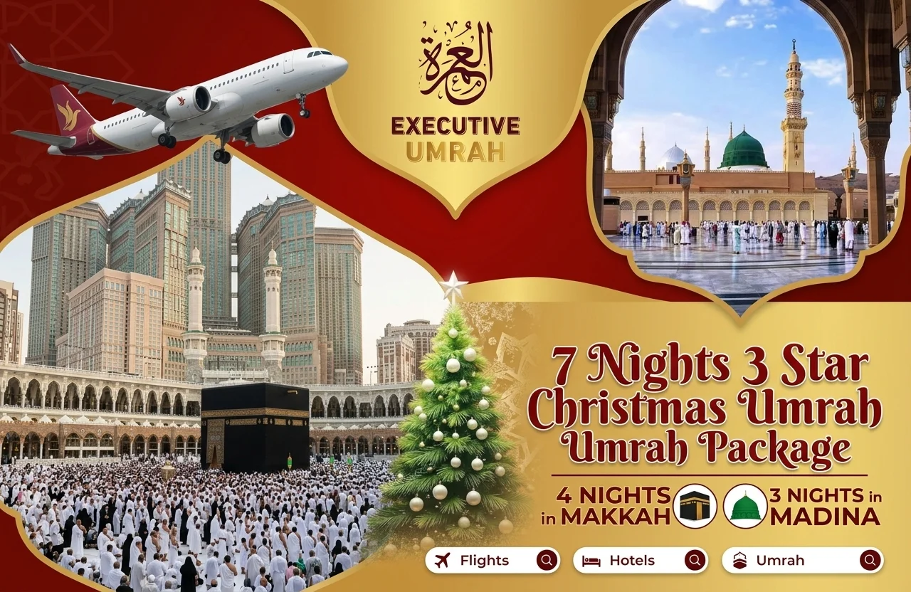 7 Nights 3 Star Christmas Umrah Package