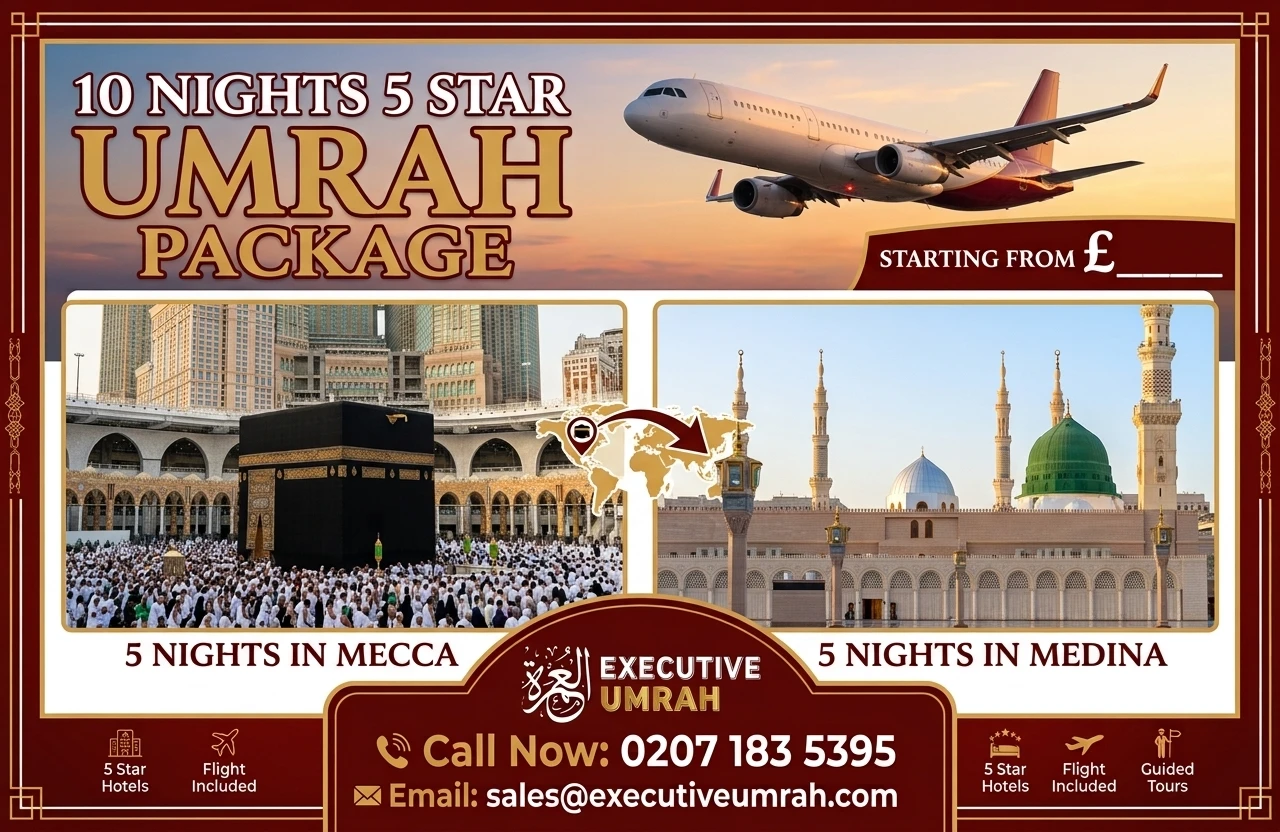 10 Nights 5 Star Umrah Package