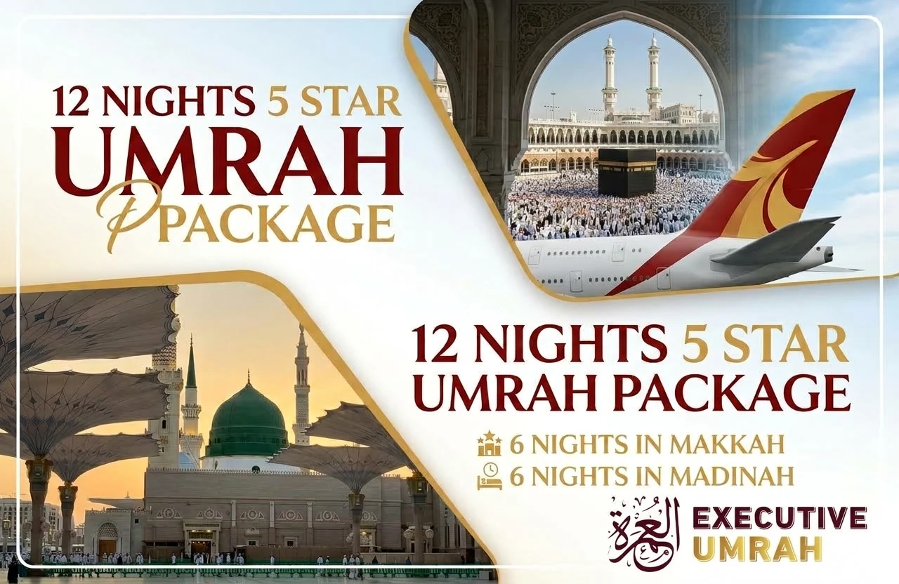 12 Nights 5 Star Umrah Package